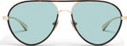 QUAY Say Less 59mm Aviator Sunglasses