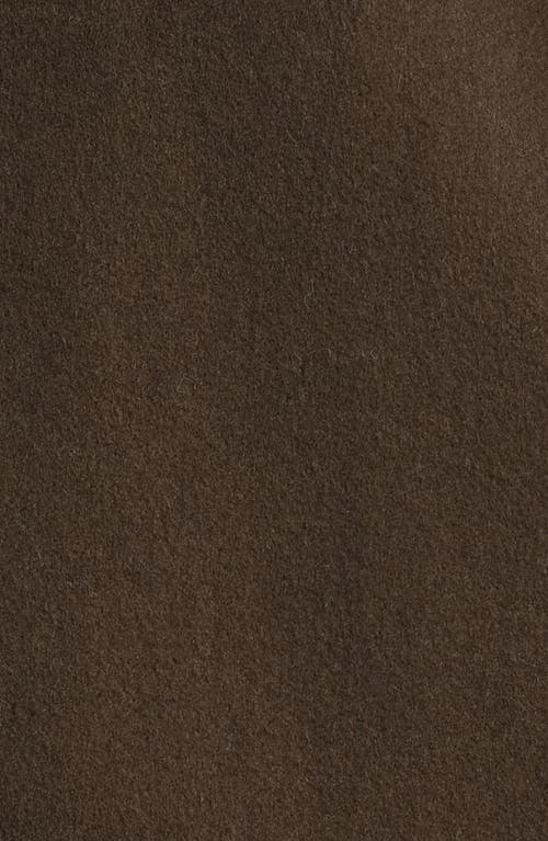 Fleurette Dylan Wool Barn Jacket In Brown