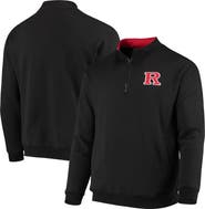COLOSSEUM Men's Colosseum Black Rutgers Scarlet Knights Tortugas Logo Quarter-Zip Jacket