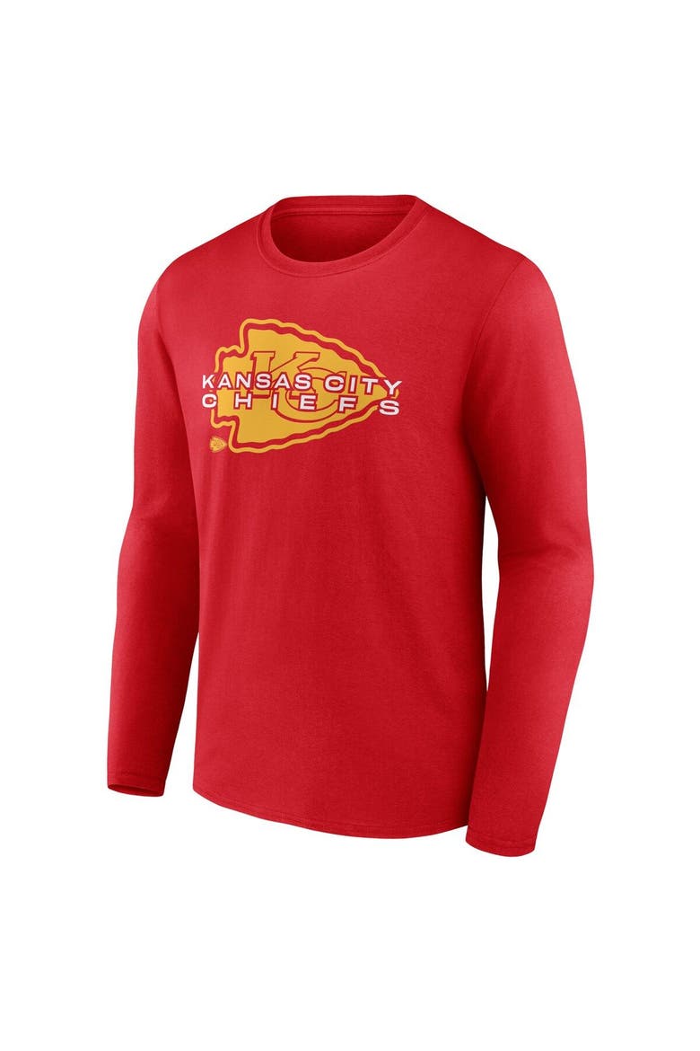 Men's Fanatics Branded Red Kansas City Chiefs Advance to Victory Long Sleeve T-Shirt, Alternate, color, Red