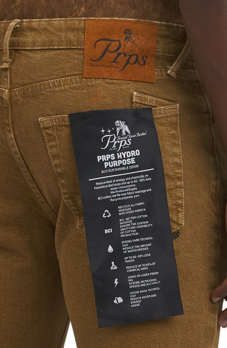 PRPS Cactus Straight Leg Jeans, Alternate, color, Tobacco