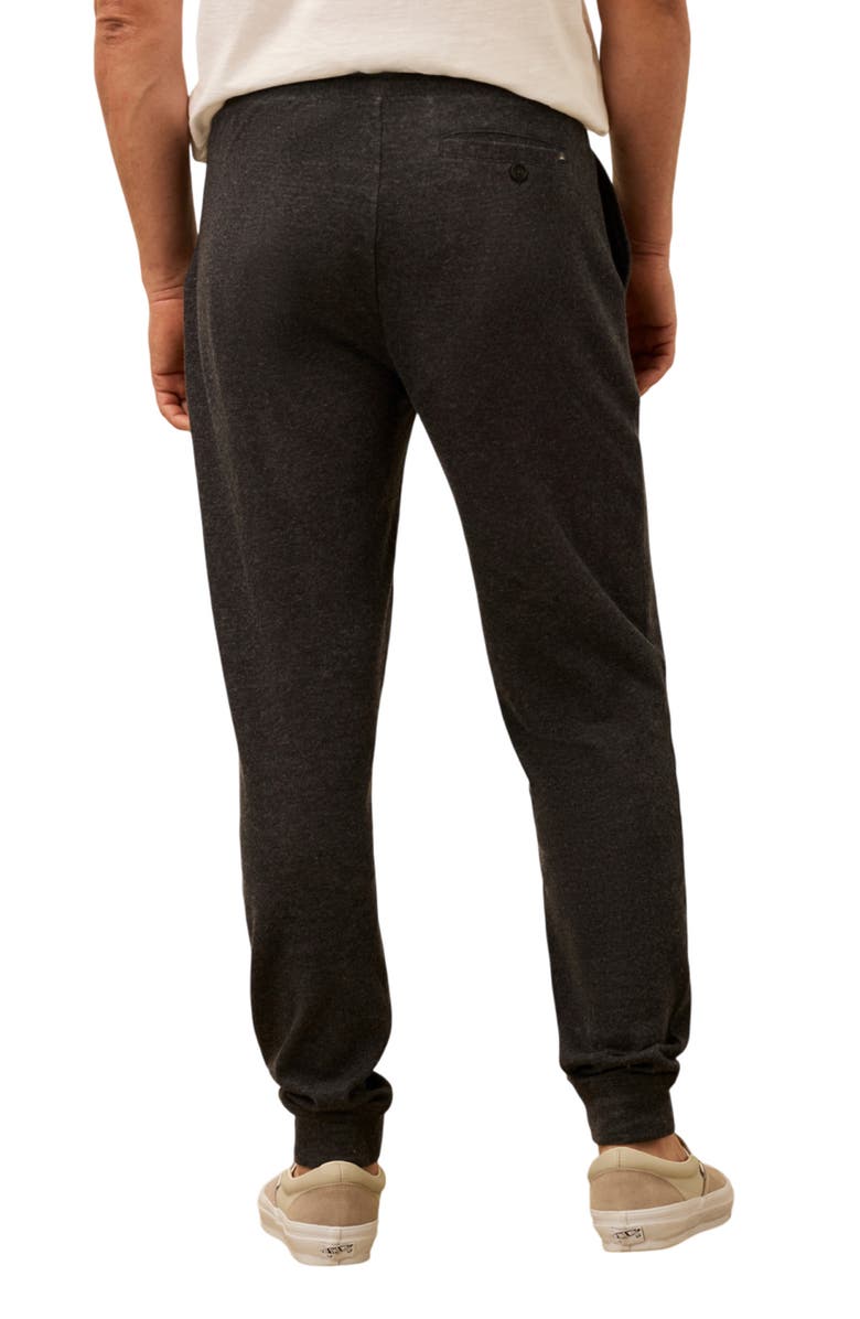 Faherty Cotton & Cashmere Lounge Joggers, Alternate, color, Coal Smoke Melange