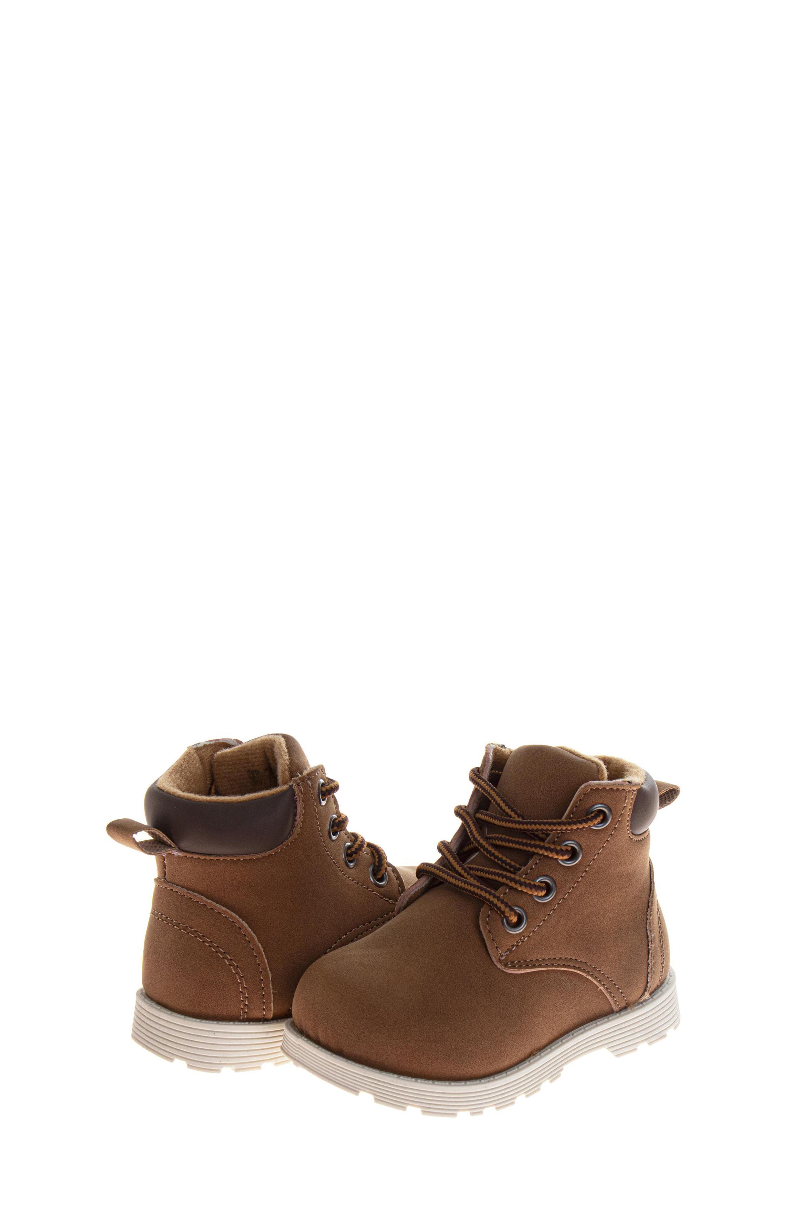 Kids' Lug Boot, Alternate, color, TAN