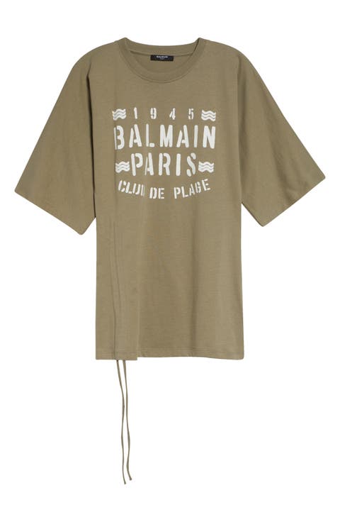 Club 45 Ruched Graphic T-Shirt