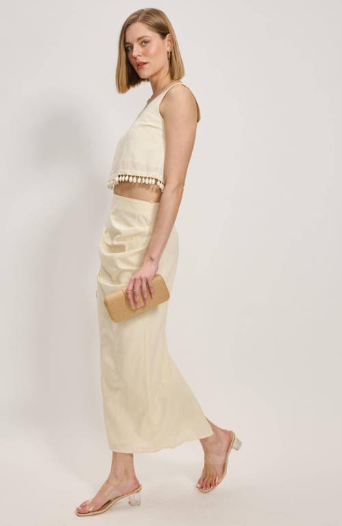 Moda Luxe Sylvi Evening Bag In Tan