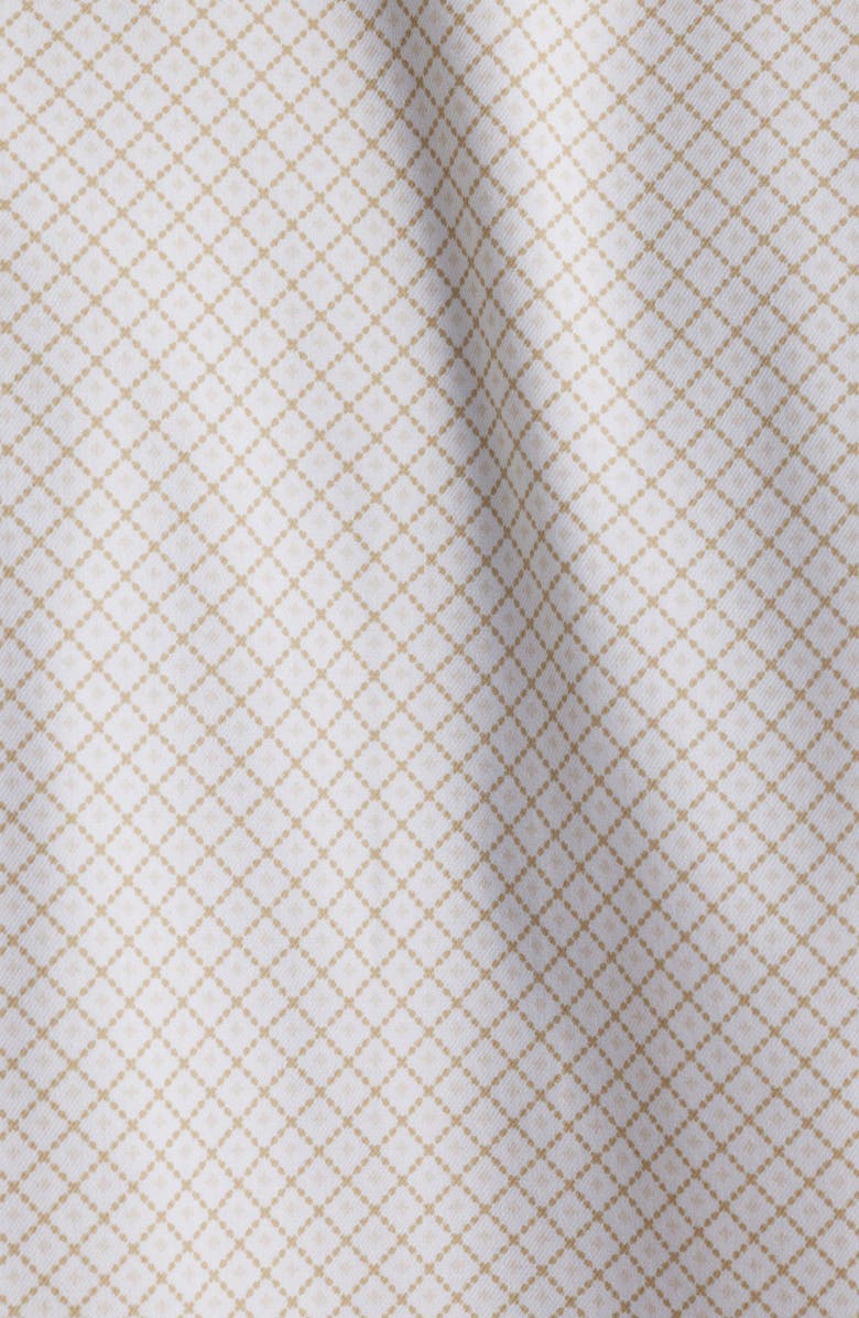 Nordstrom Trim Fit Premium Performance Dress Shirt, Alternate, color, Tan Sedalia Geo