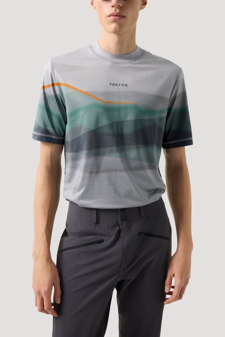 Balduin Functional Shirt, Alternate, color, Gray/Green