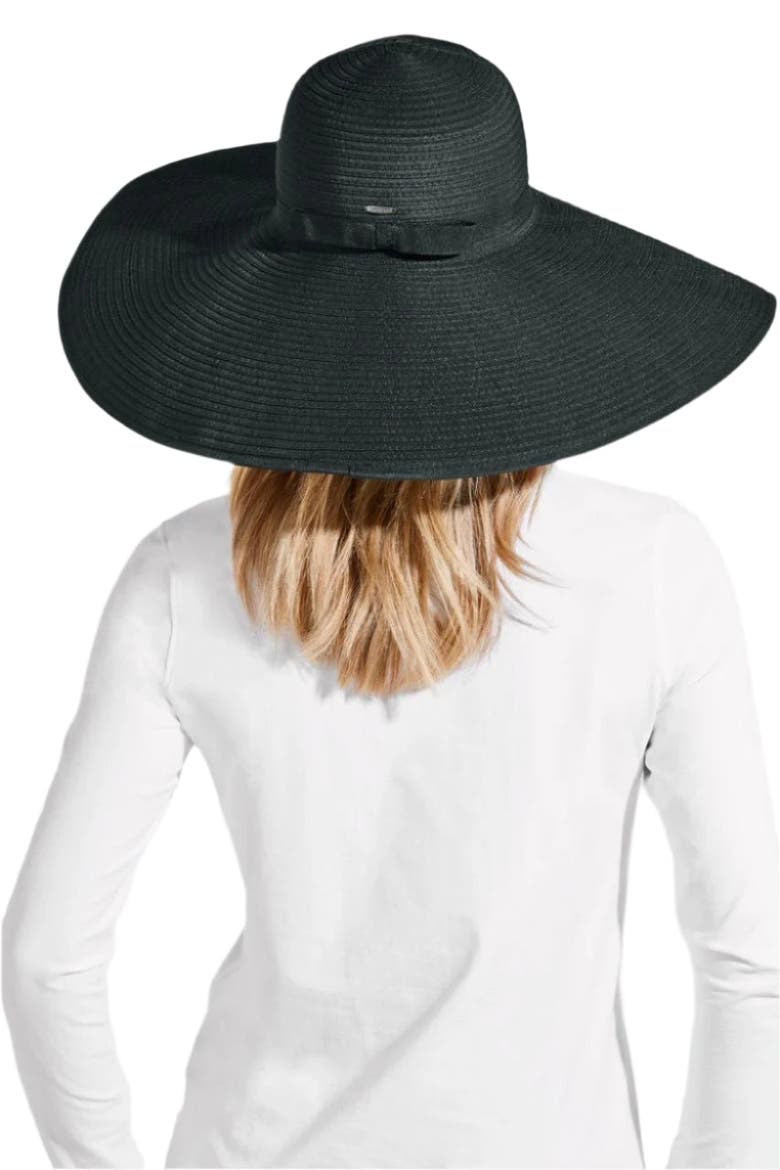 Women's Shelby Ultra Wide Sun Hat, UPF 50+ Sun Protection, Alternate, color, Black