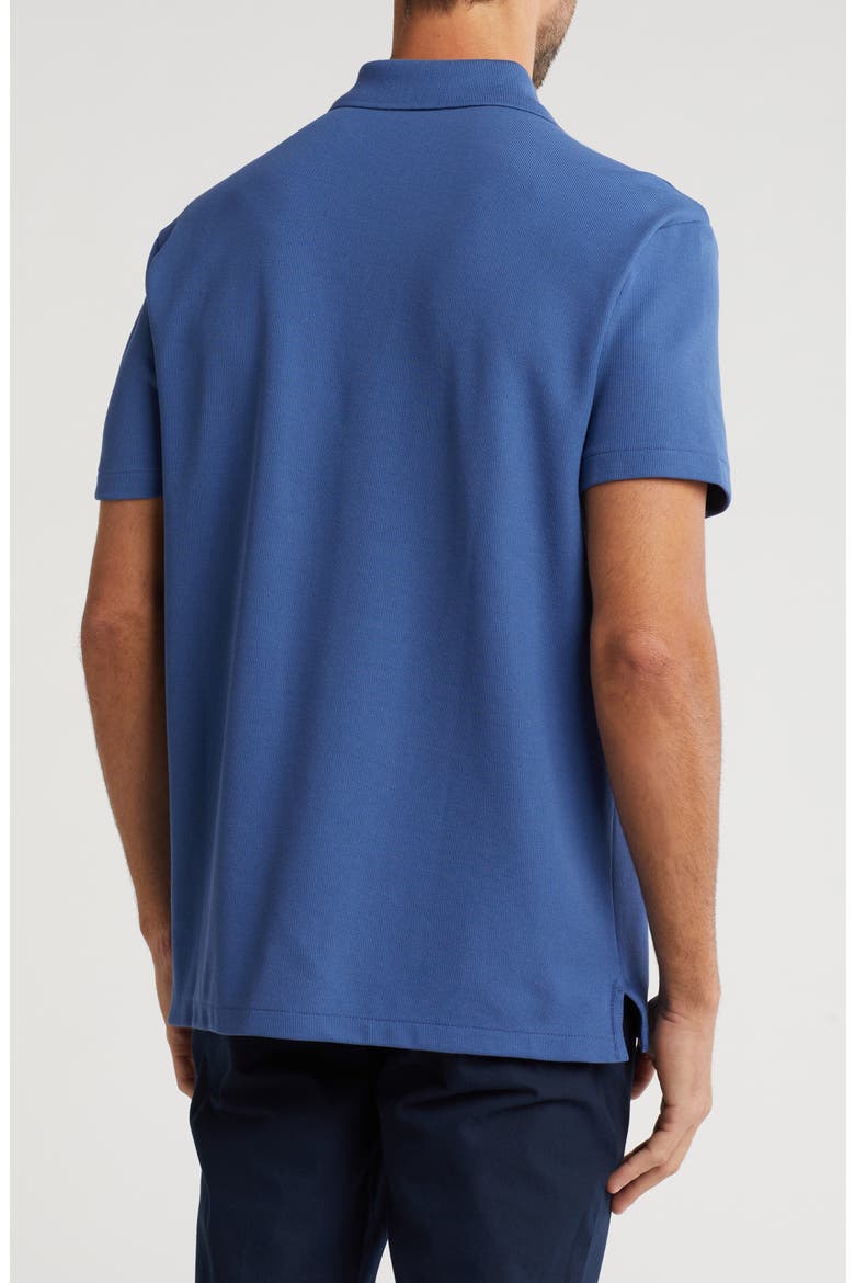 Mico Waffle Polo, Alternate, color, TRUE NAVY