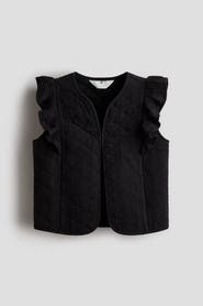 H&M Flounced Cotton Muslin Waistcoat