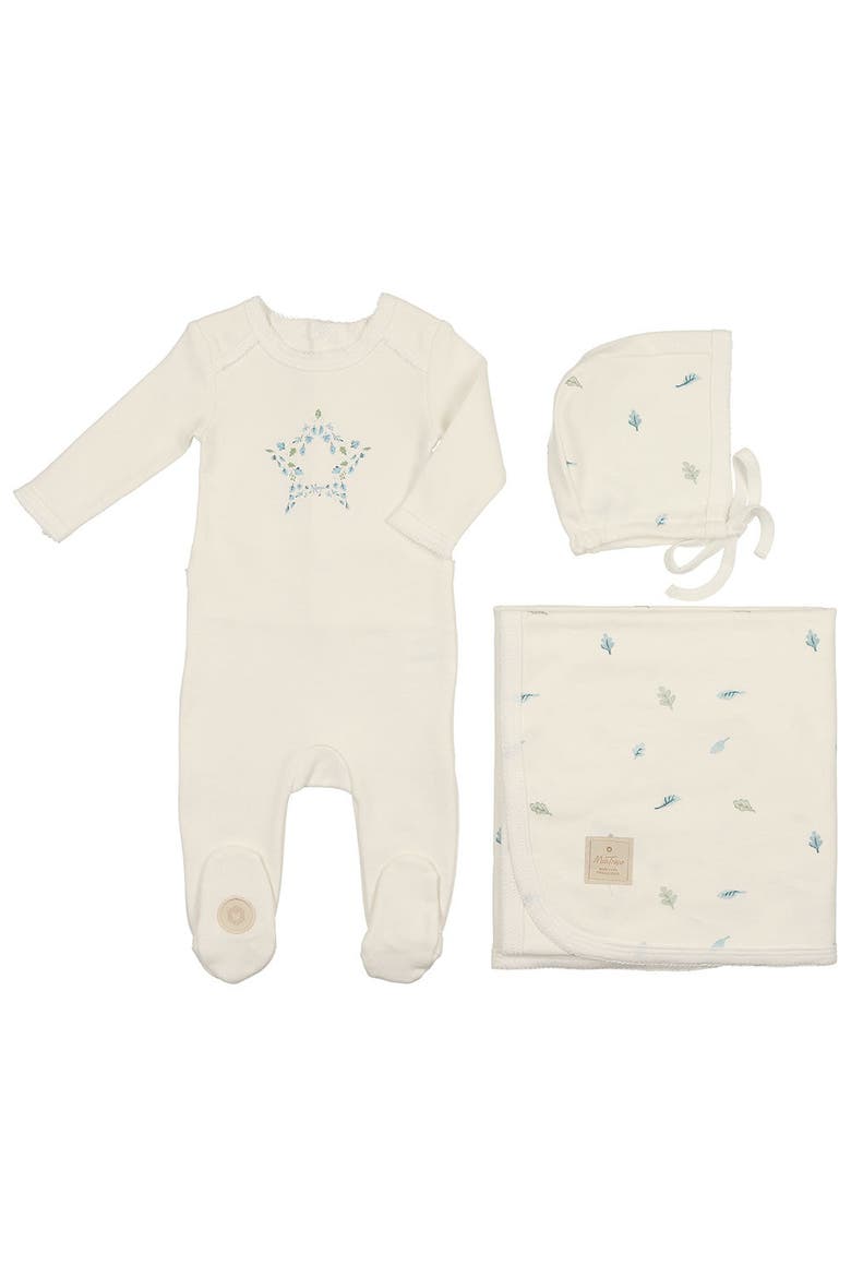 Star-Struck Layette Set, Main, color, Ivory