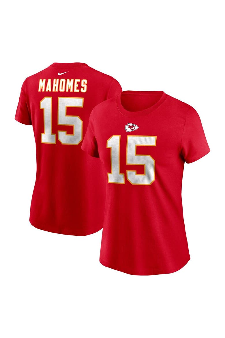 Women's Nike Patrick Mahomes Red Kansas City Chiefs Player Name & Number T-Shirt, Main, color, Red