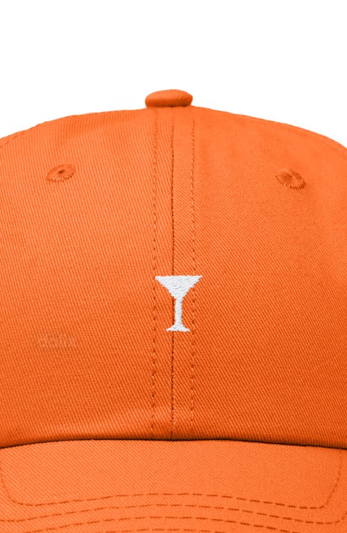 Dalix Lil Martini Dad Cap In Orange