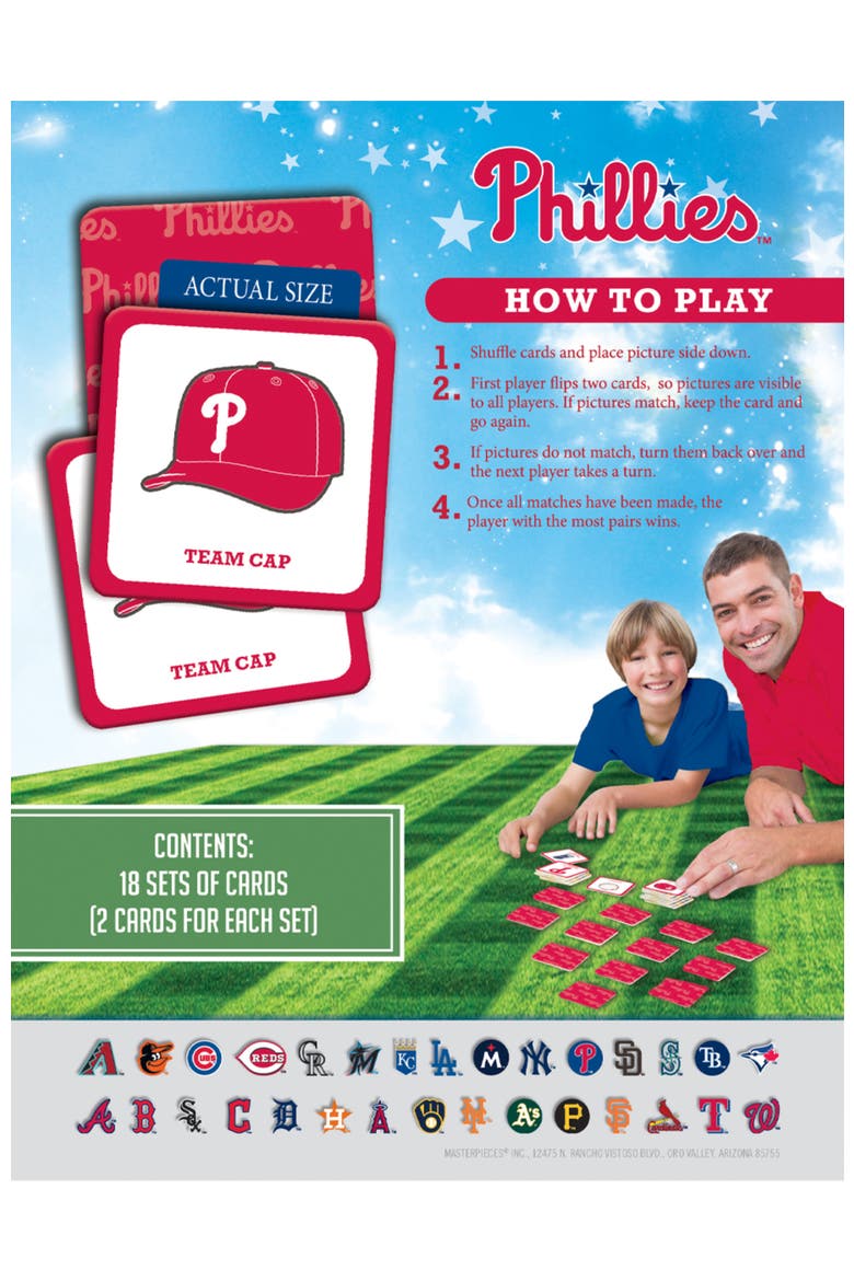 Philadelphia Phillies Matching Game, Alternate, color, Multicolor