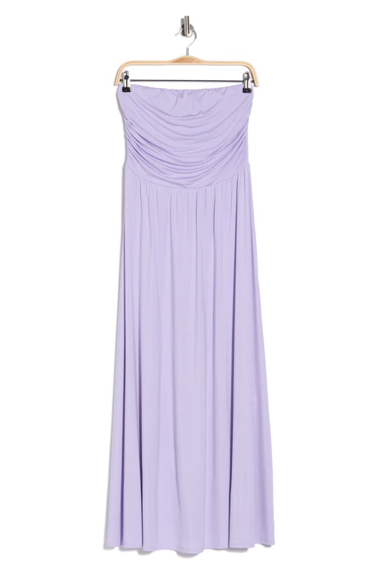 West Kei Strapless Dress, Alternate, color, LAVANDER