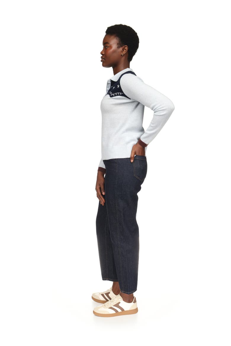 Willow Western Polo, Alternate, color, Blue Mist