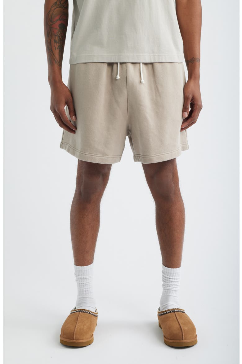 Relaxed Sweat Shorts, Main, color, TAN