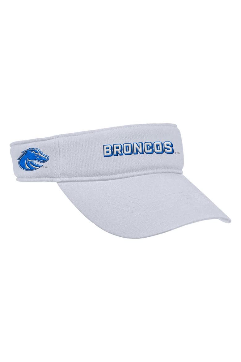 Men's Nike White Boise State Broncos 2025 On-Field Ace Performance Adjustable Visor, Alternate, color, White