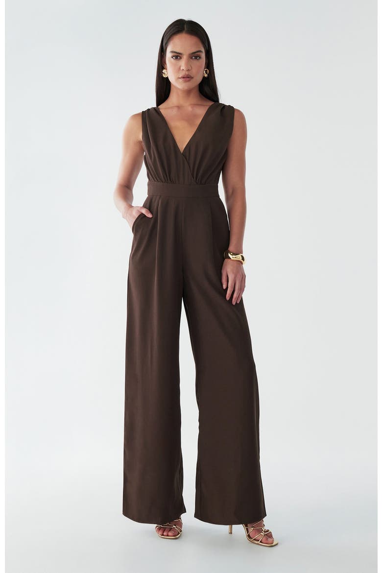 Parker Jumpsuit, Main, color, Chocolate