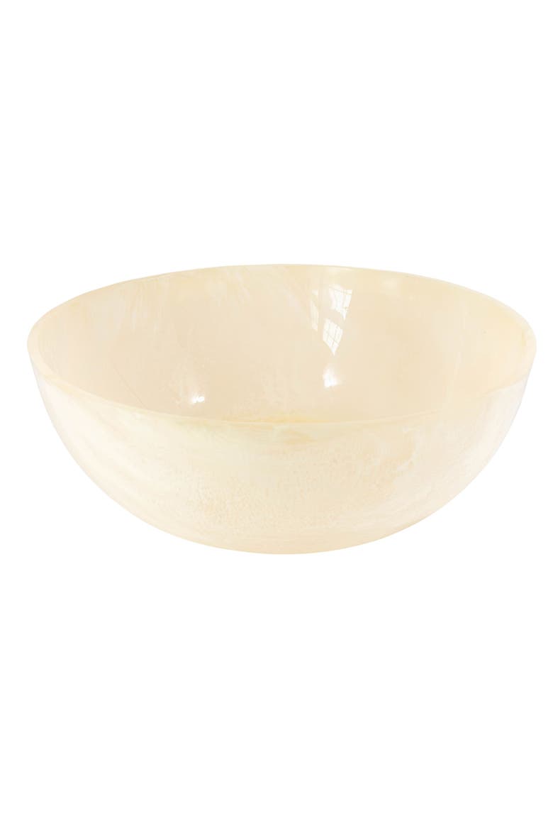 Resin Salad Serving Bowl, Main, color, Cream
