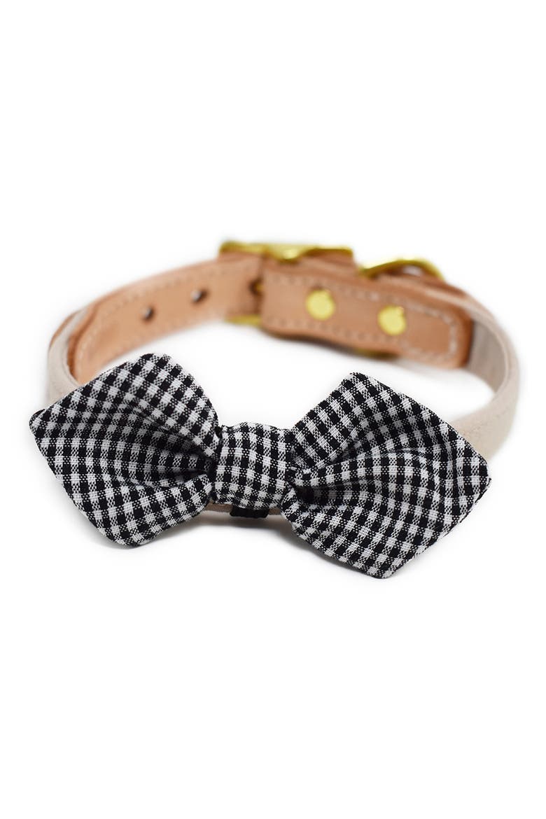 Patterned Bow Tie, Alternate, color, BLACK GINGHAM