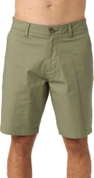 O'Neill Jay Flat Front Stretch Cotton Chino Shorts
