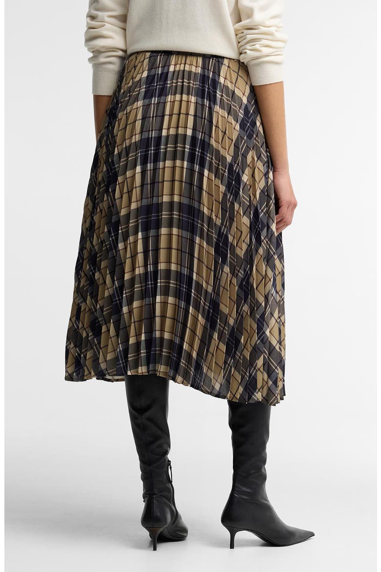 Ria Pleated Midi Skirt, Alternate, color, BIRCHWOOD TARTAN