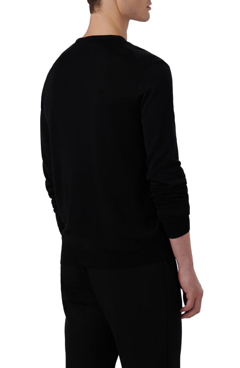Bugatchi Merino Wool Crewneck Sweater, Alternate, color, 