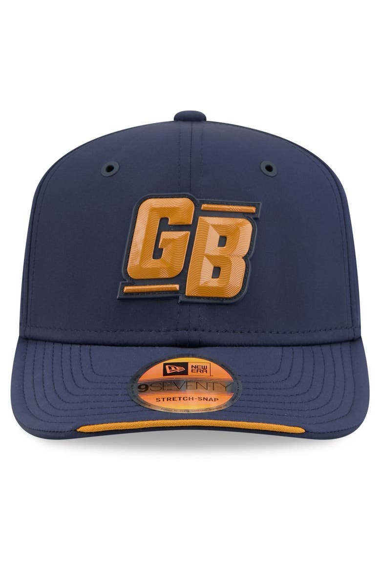 Men's New Era Blue Green Bay Packers 2026 Sideline Throwback 9SEVENTY Adjustable Hat, Alternate, color, Blue