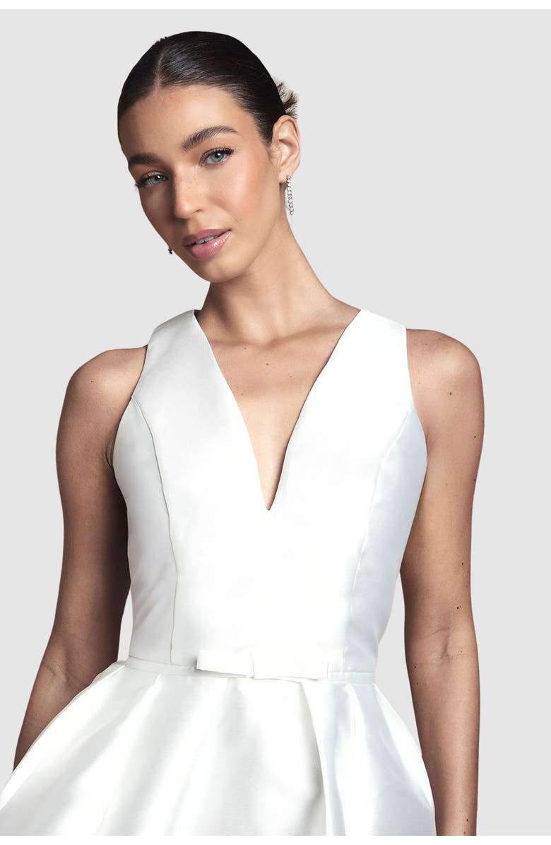 Coast Midi Wedding Dress With Pockets, Alternate, color, Ivory