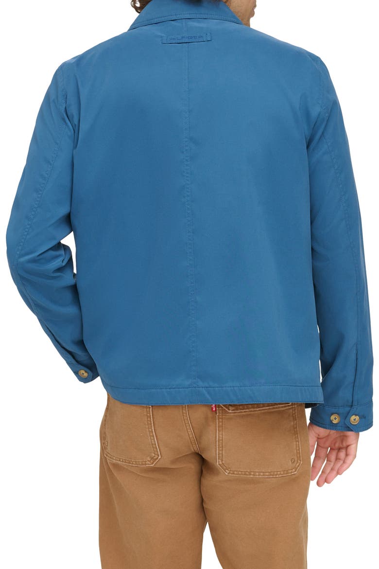 Microtwill Golf Jacket, Alternate, color, MEDIUM BLUE