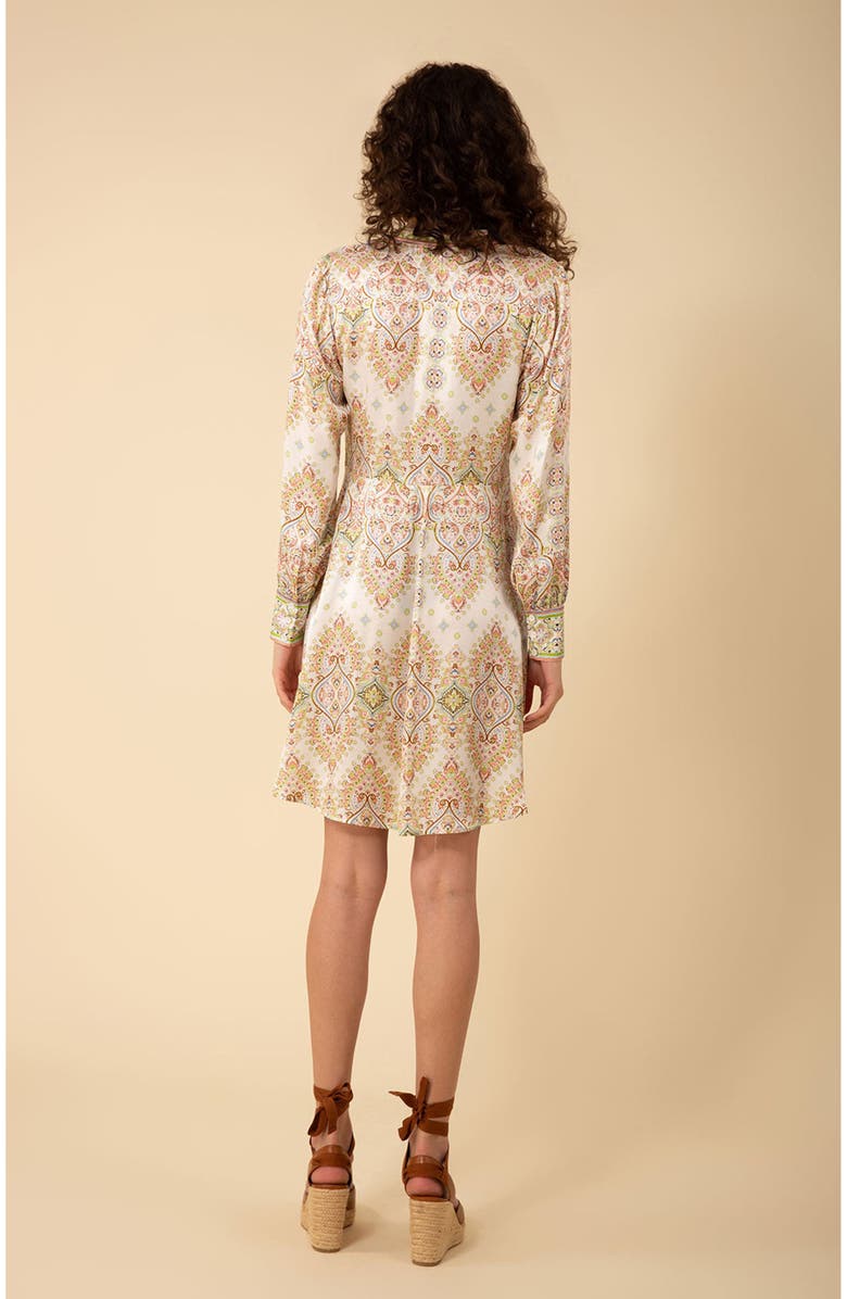 Hale Bob Kamila Charmeuse Shirtdress, Alternate, color,