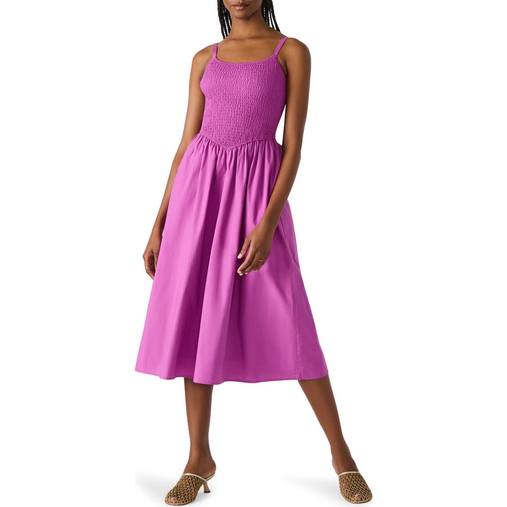 STEVE MADDEN STEVE MADDEN CODIE SMOCKED BODICE SUNDRESS