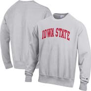 Champion Men's Champion Gray Iowa State Cyclones Reverse Weave Fleece Sweatshirt