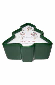 SAND AND FOG Frazier Fir Ceramic Tree Candle