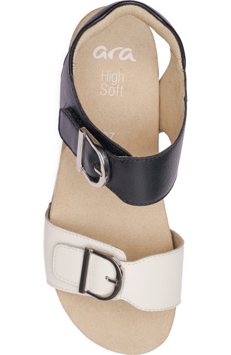 ara Nova Platform Wedge Sandal, Alternate, color, White