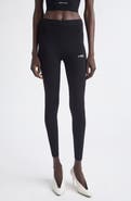Balenciaga Sporty Athletic Sweater Knit Leggings