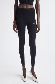 Balenciaga Sporty Athletic Sweater Knit Leggings