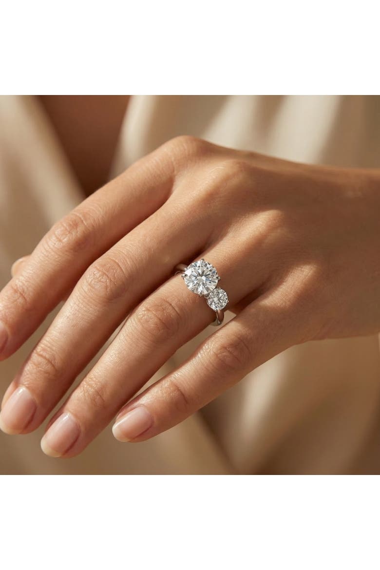 1 1/2Ct Two Stone Toi Et Moi Diamond Ring 14k Gold or Pt Lab Grown, Alternate, color, 14k White Gold