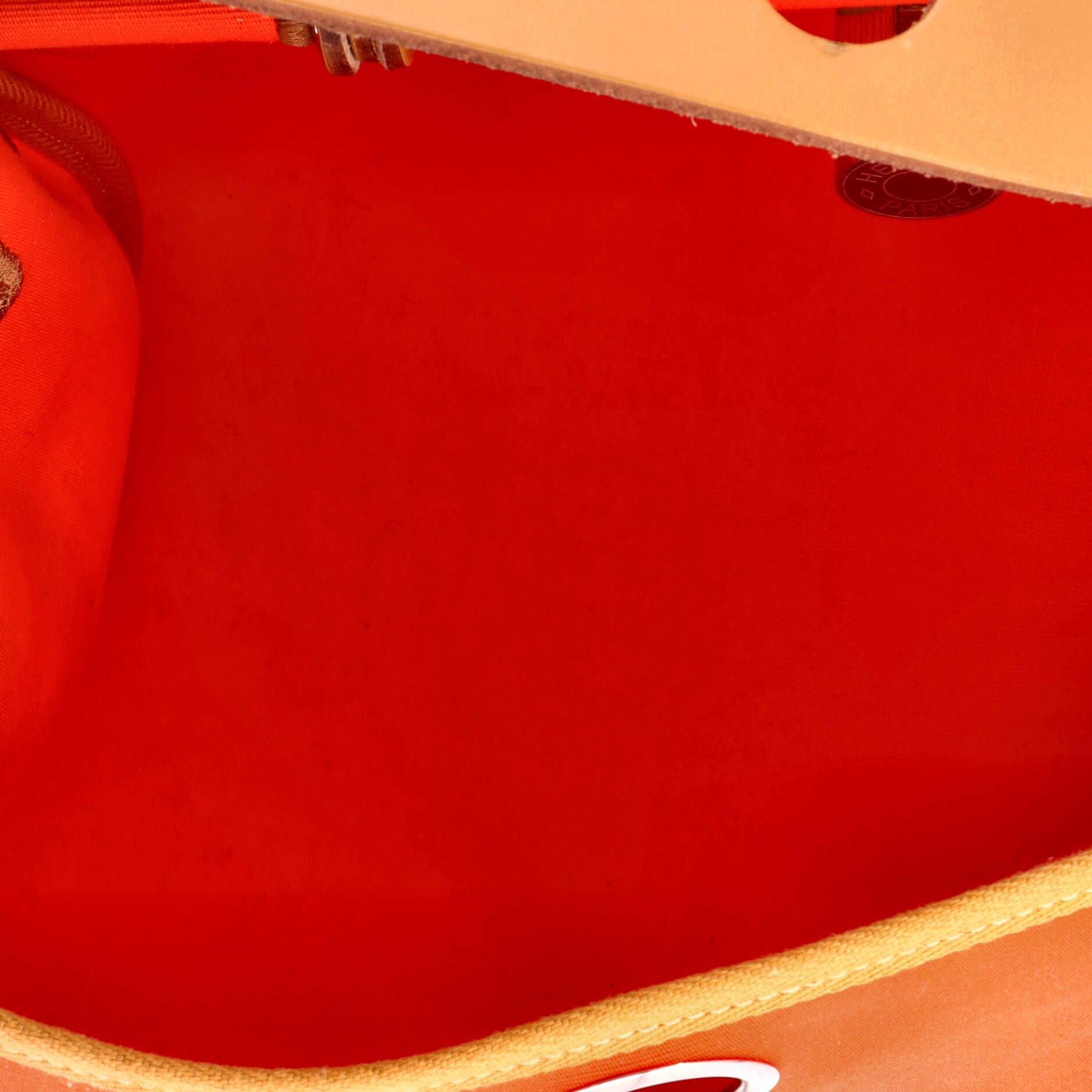 Pre-Owned Hermes Herbag Zip Leather and Toile 31, Alternate, color, Mecano