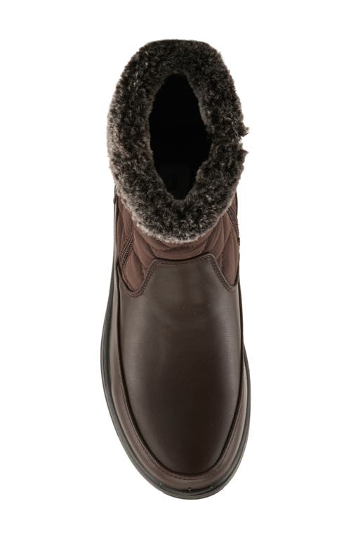Flexus By Spring Step Alama Waterproof Winter Boot In Brown