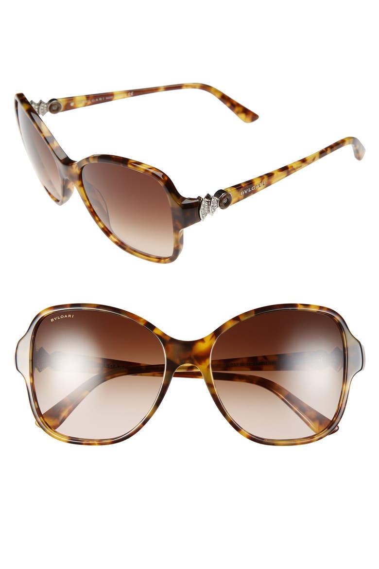 57mm Sunglasses, Main, color, HAVANA