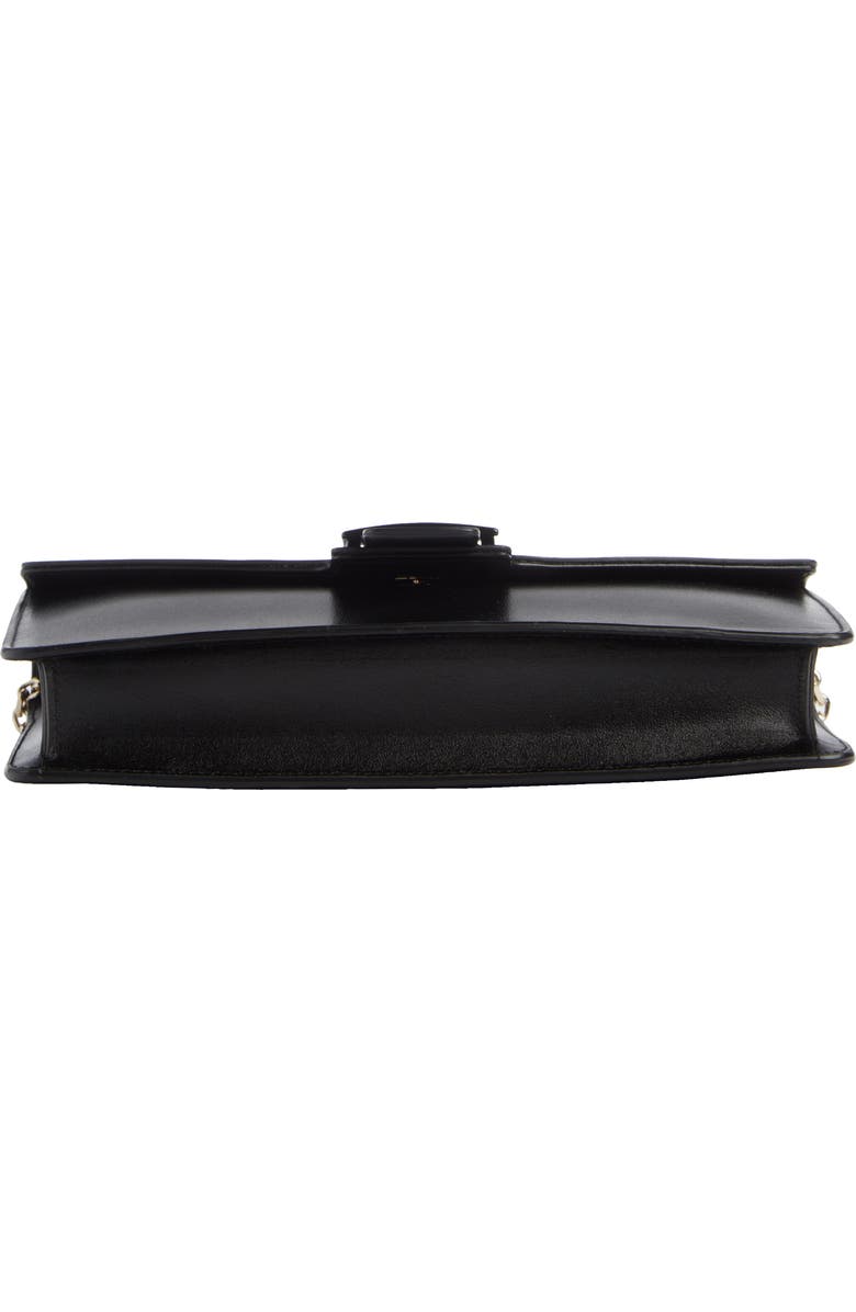 Roger Vivier Viv Leather Clutch, Alternate, color,