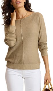 Tommy Bahama Cedar Relaxed Fit Linen Sweater