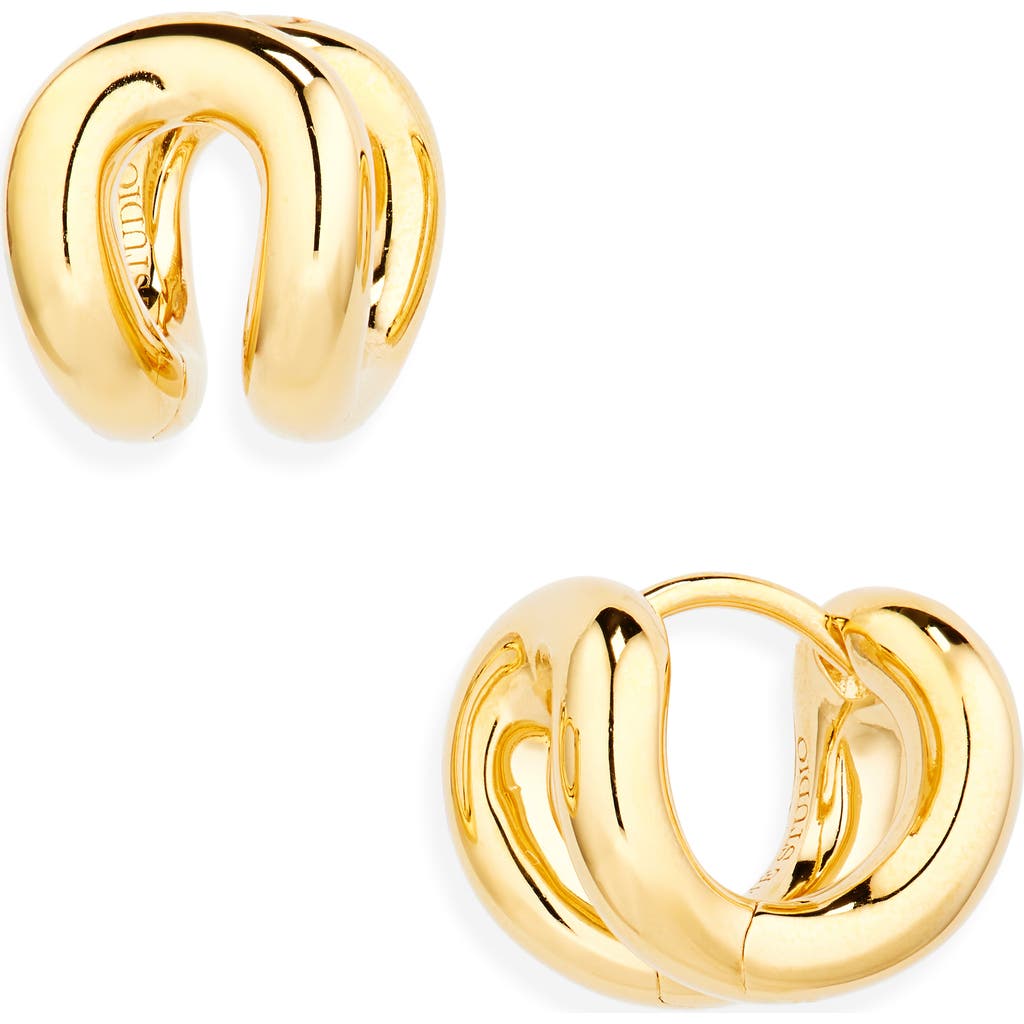 Lie Studio Lié Studio The Asta Earrings In Gold