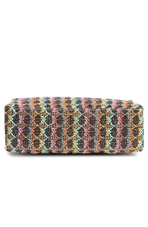 KURT GEIGER KURT GEIGER LONDON RAFFIA BRIXTON WOVEN SHOULDER BAG 