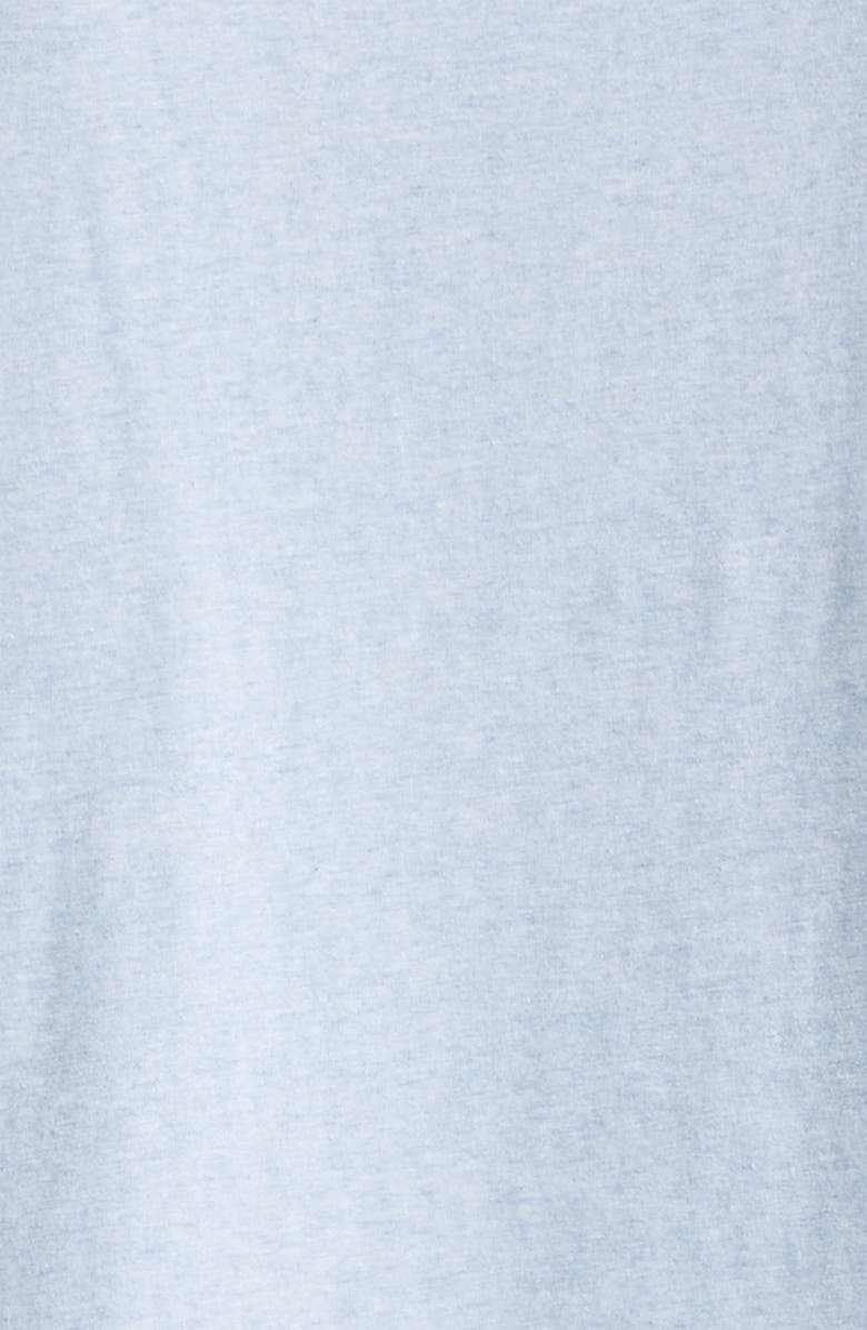Noah Core Logo Heathered Ringer T-Shirt, Alternate, color, Blue