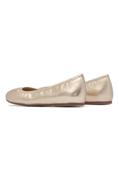 Abeo Promenade Ballet Flat In Gold - Regular