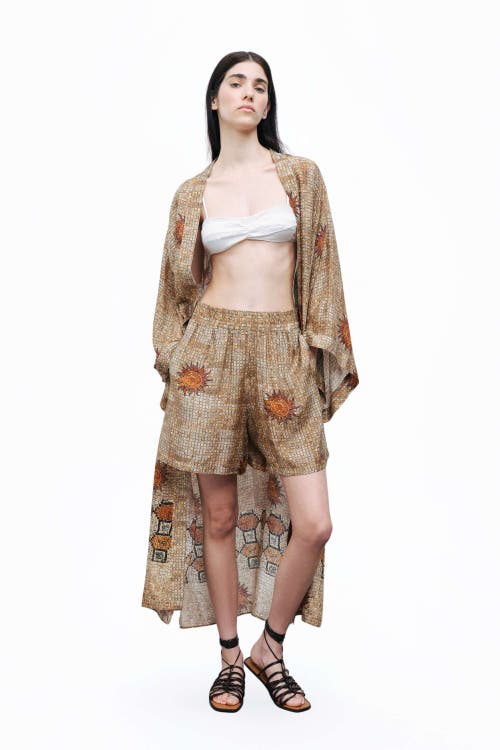 NOCTURNE NOCTURNE PATTERNED MINI SHORTS