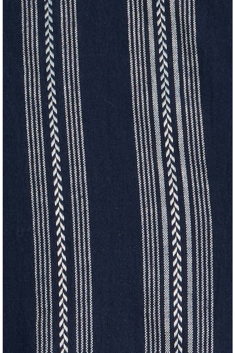 Harbor Stripe Button-Up Shirt, Alternate, color, NAVY